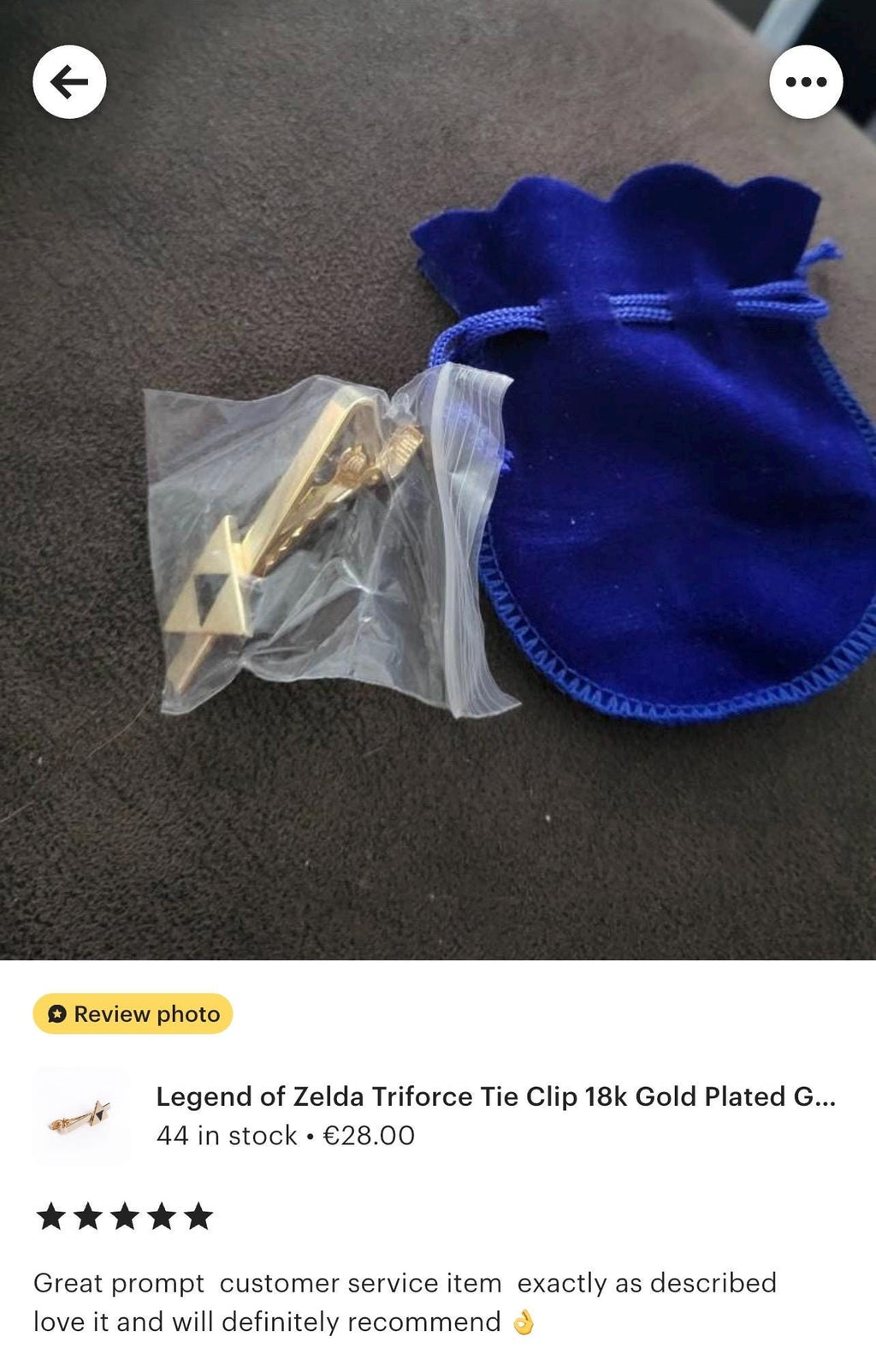 Legend of Zelda Triforce Tie Clip 18k Gold Plated Gaming Accessory Zelda-Inspired Jewelry Unique Gift for Gamers Elegant Tie Bar