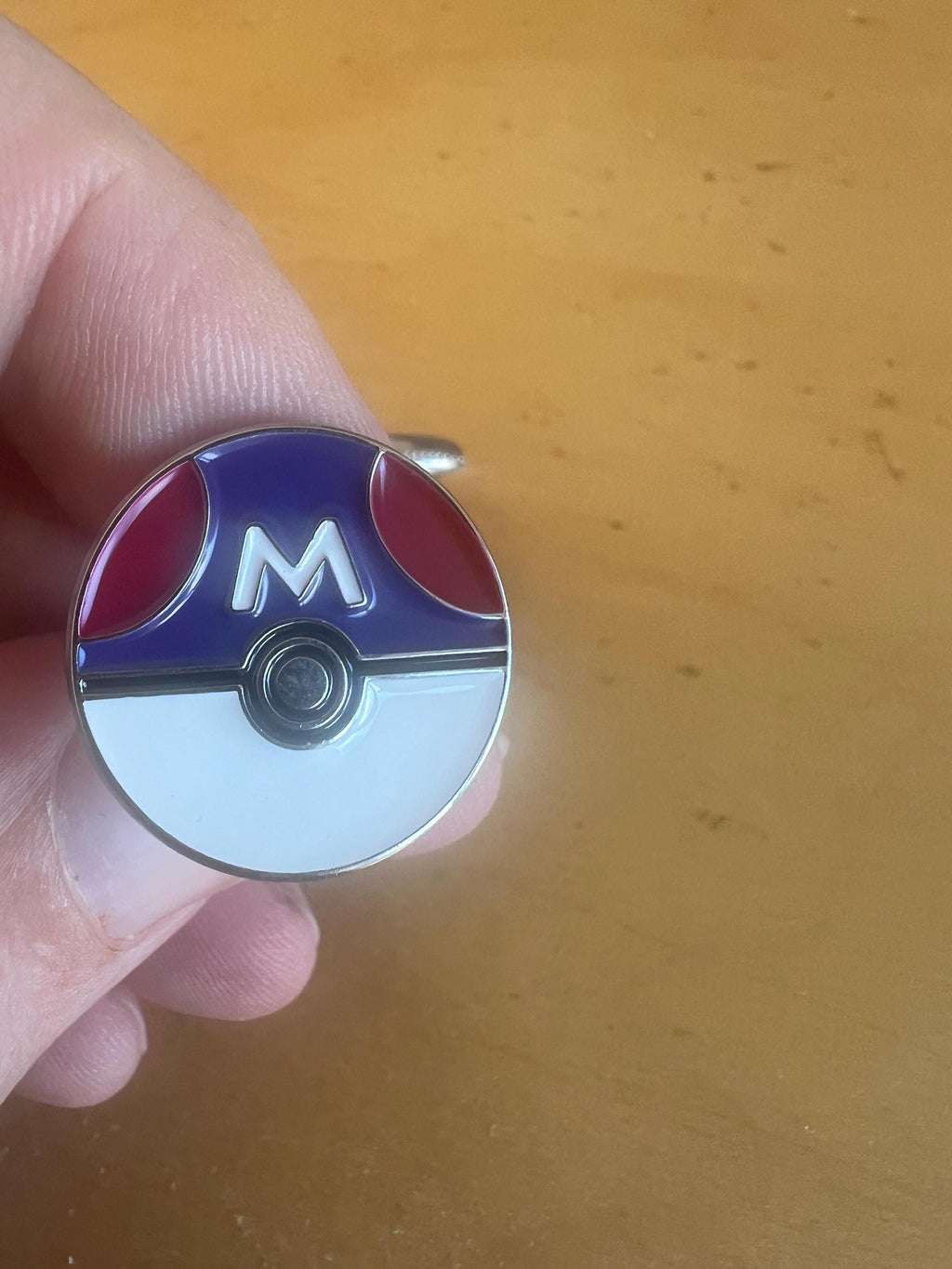 Pokemon Master Ball Lapel Pin Suit Pin Gaming Accessory Fan Jewelry Unique Pokeball Inspired Gift Collectible Pokemon Fan Suit Decoration