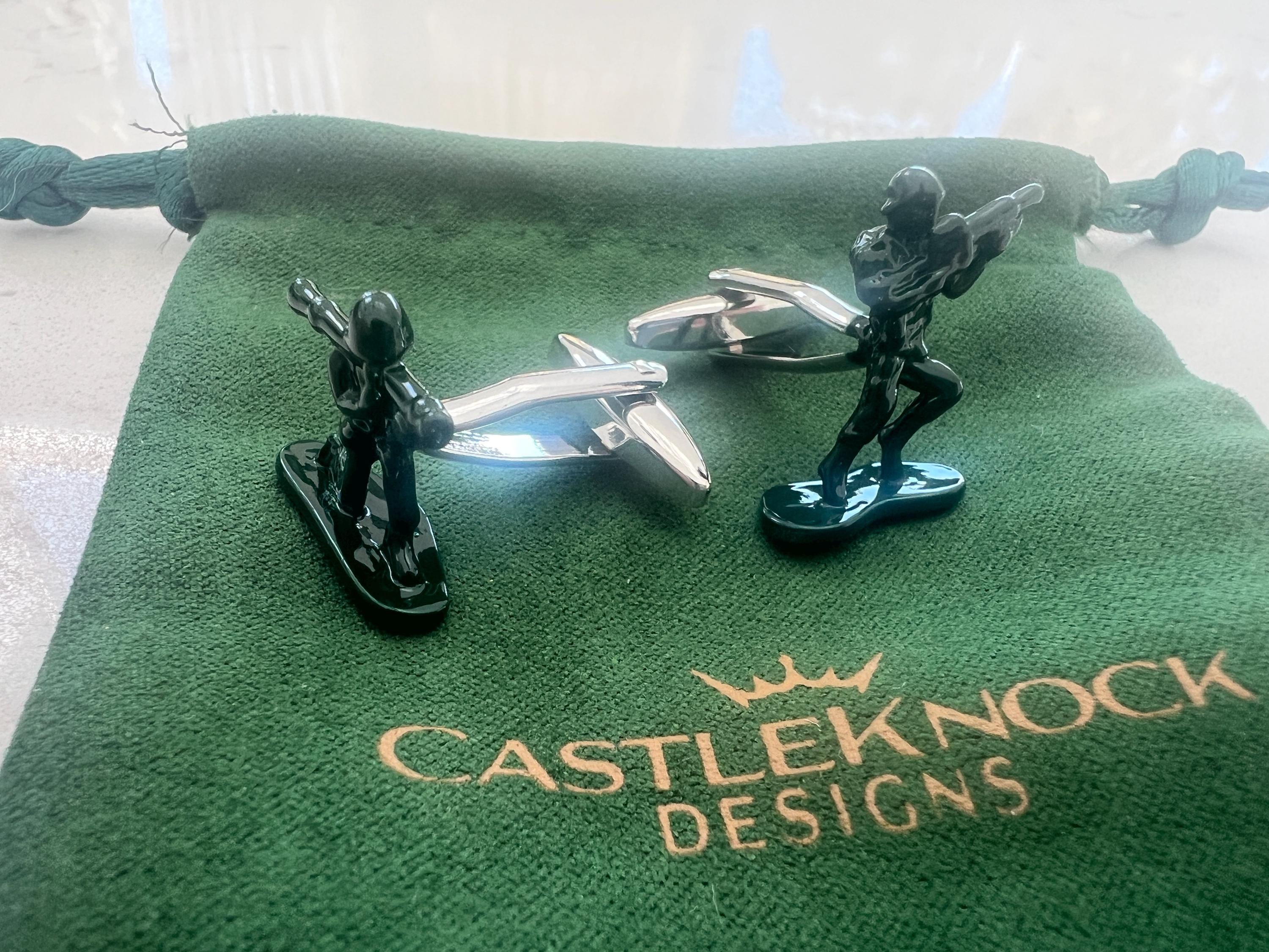 Toy Soldier Cufflinks Vintage Army Inspired Men's Jewelry Military Accessories Unique Gift for Him Retro Soldier Cufflinks Collectible