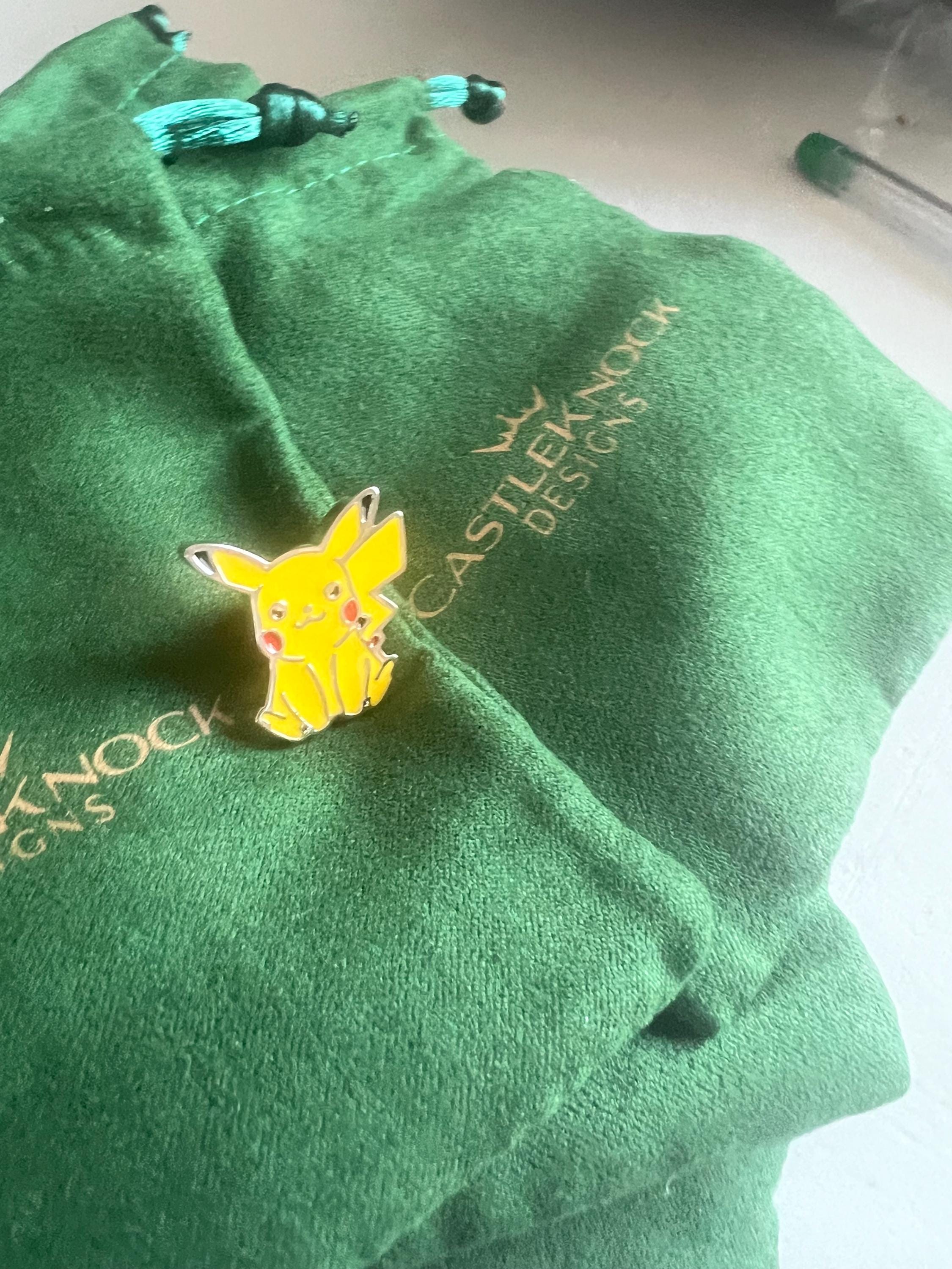 Pokemon Pikachu Suit Pin Lapel Pin Retro Gaming Accessory Pikachu-Inspired Design Unique Gift for Pokemon Fans Stylish Suit Decoration
