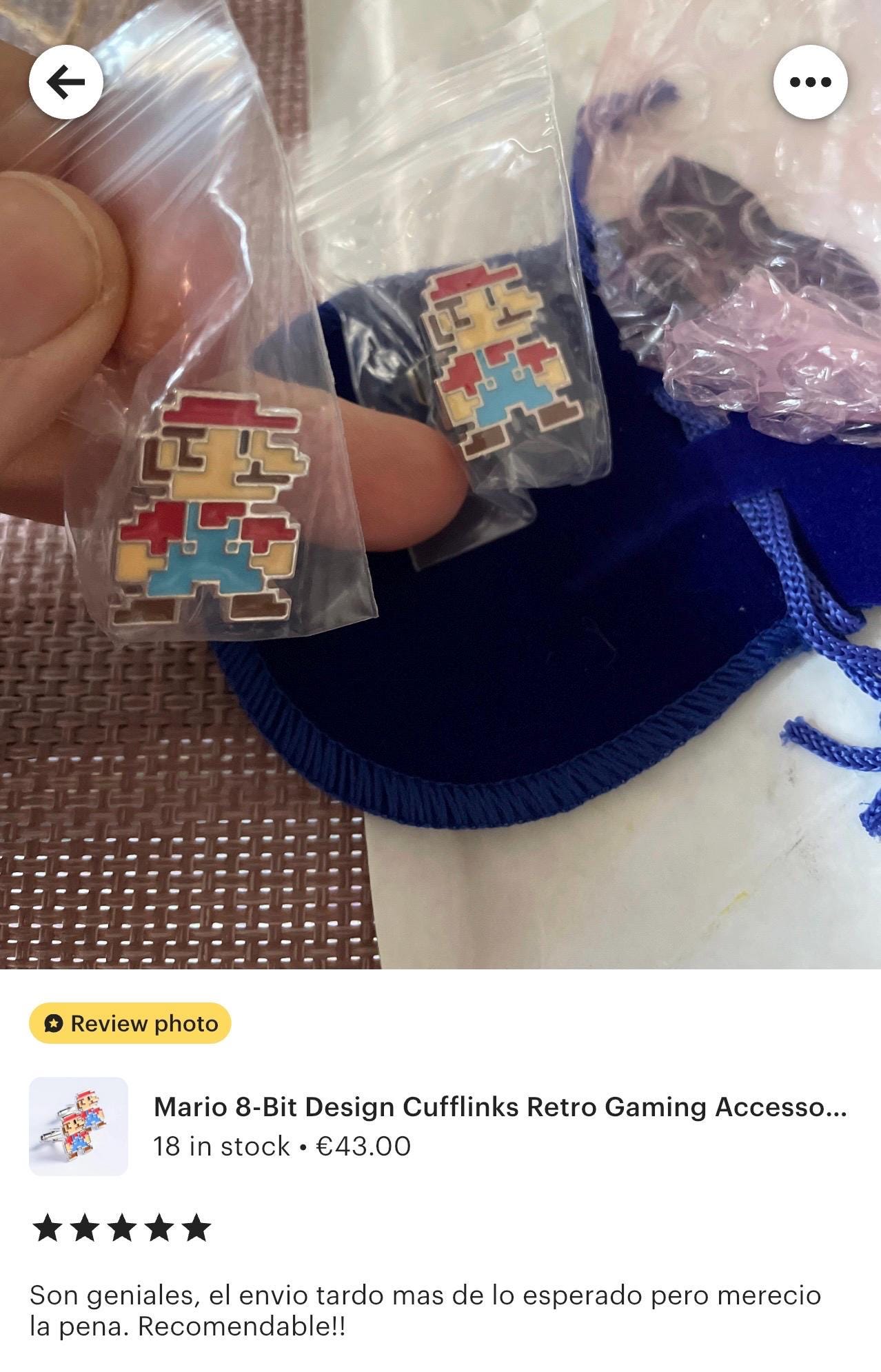Mario 8 Bit Design Suit Pin Lapel Retro Gaming Accessory Video Game Fan Jewelry Mario Inspired Gift Unique Gamer Suit Decoration for Fans