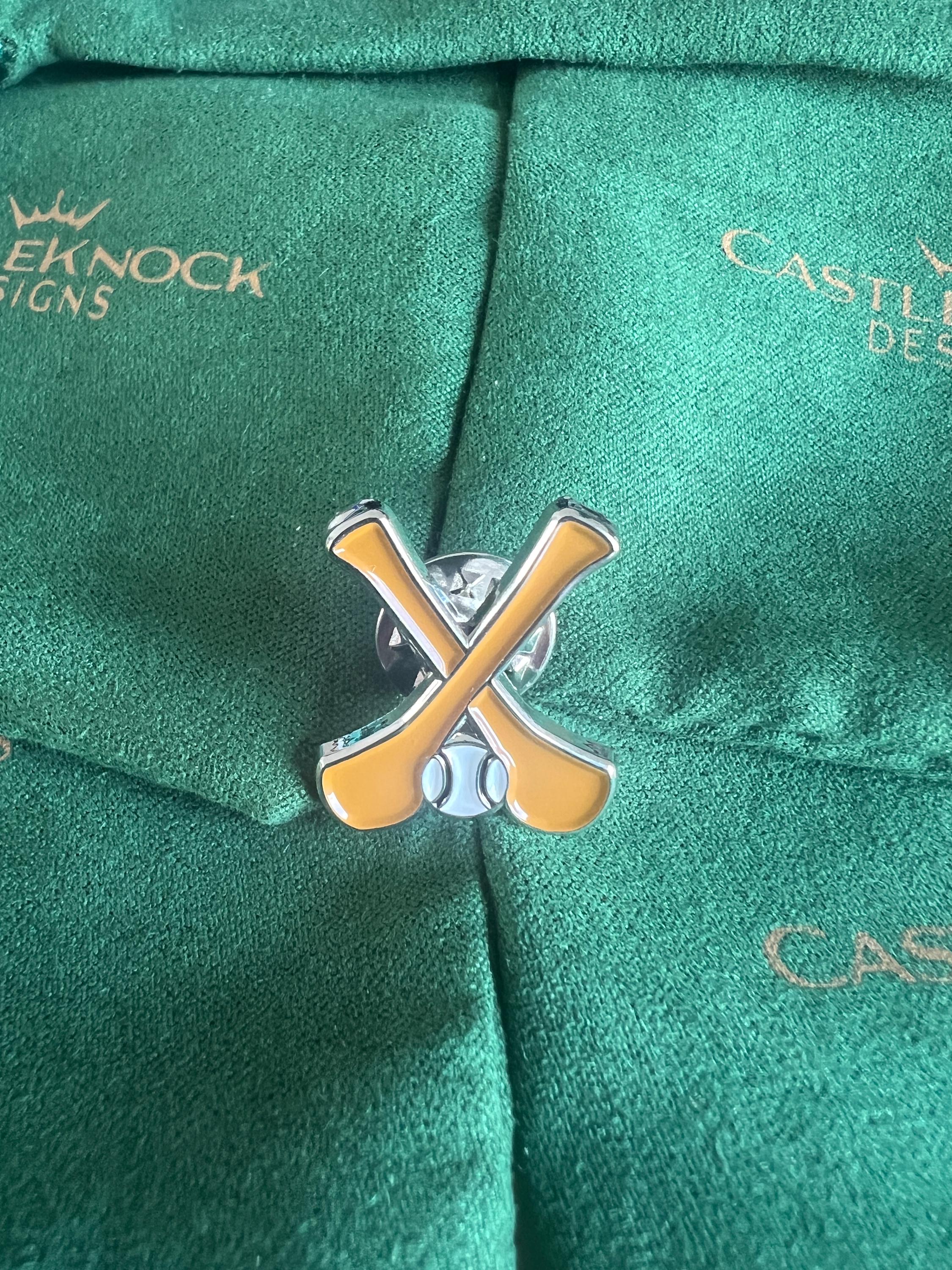 Hurling Cufflinks Pin Tieclip Set Irish GAA Gift Him Mens Hurling Jewelry Irish Wedding Gift Fathers Day Birthday Present Groomsmen Gift