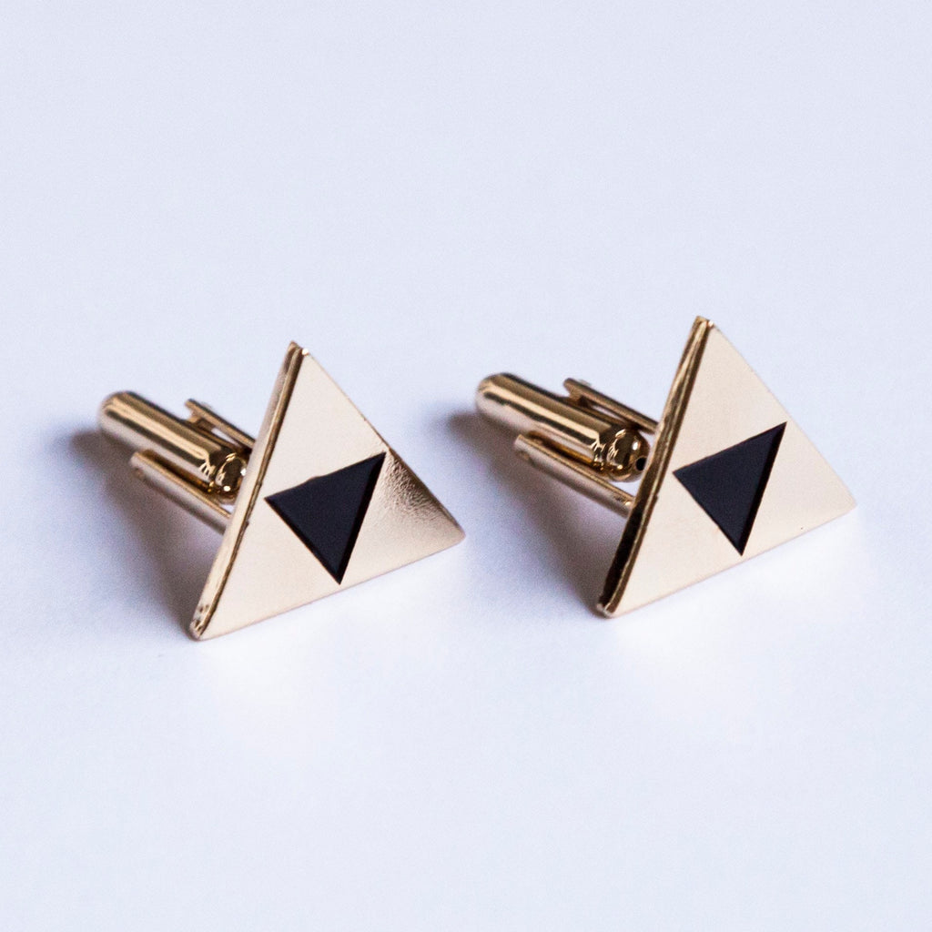 Legend of Zelda Cufflinks Tie Clip Suit Pin Set Handcrafted Gaming Accessories Unique Gift for Fans Geeky Wedding Jewelry Zelda