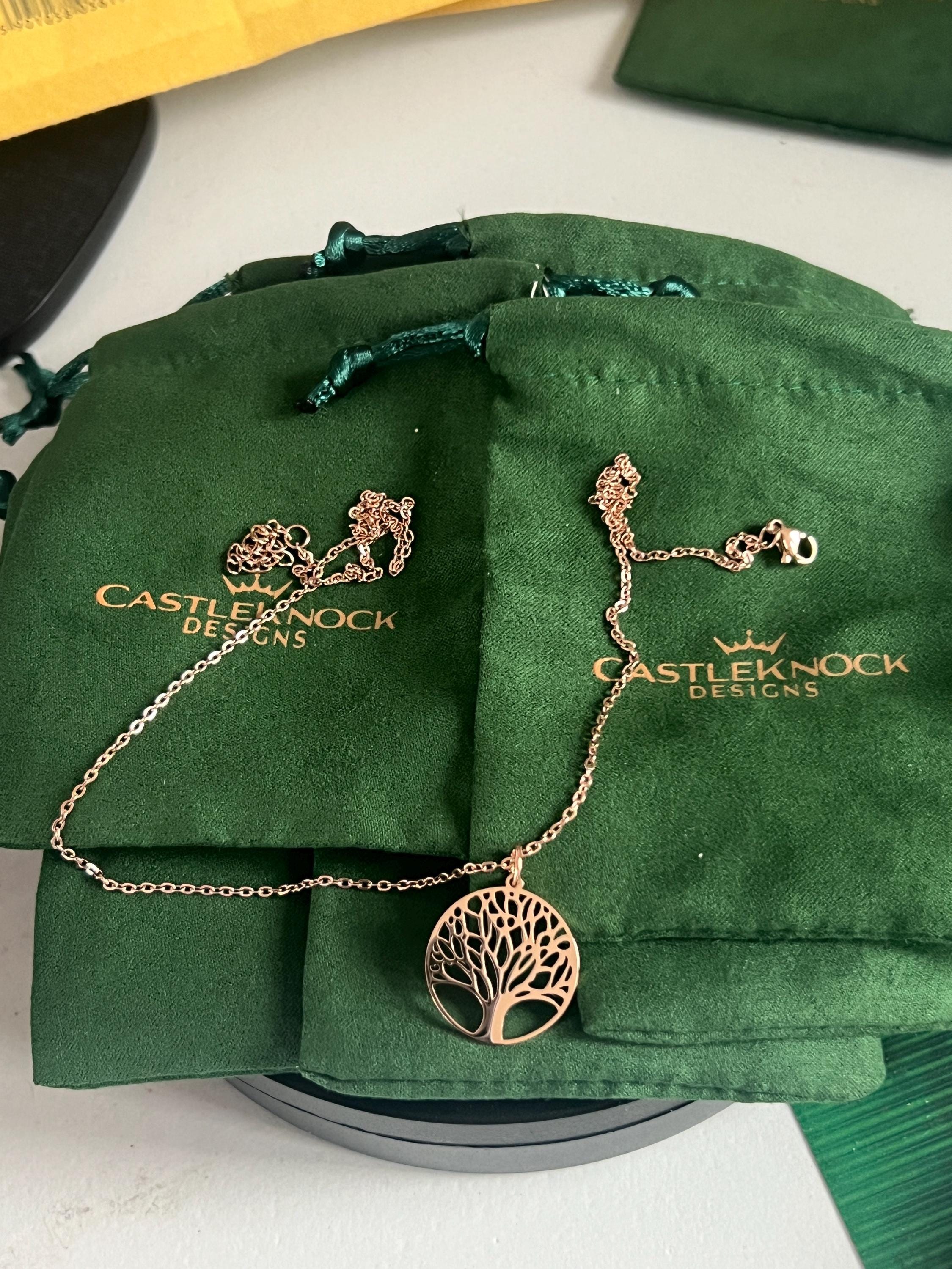 Tree of Life Rose Gold or Silver Plated Necklace Elegant Pendant Jewelry Unique Gift for Nature Lovers Stylish and Meaningful Accessory